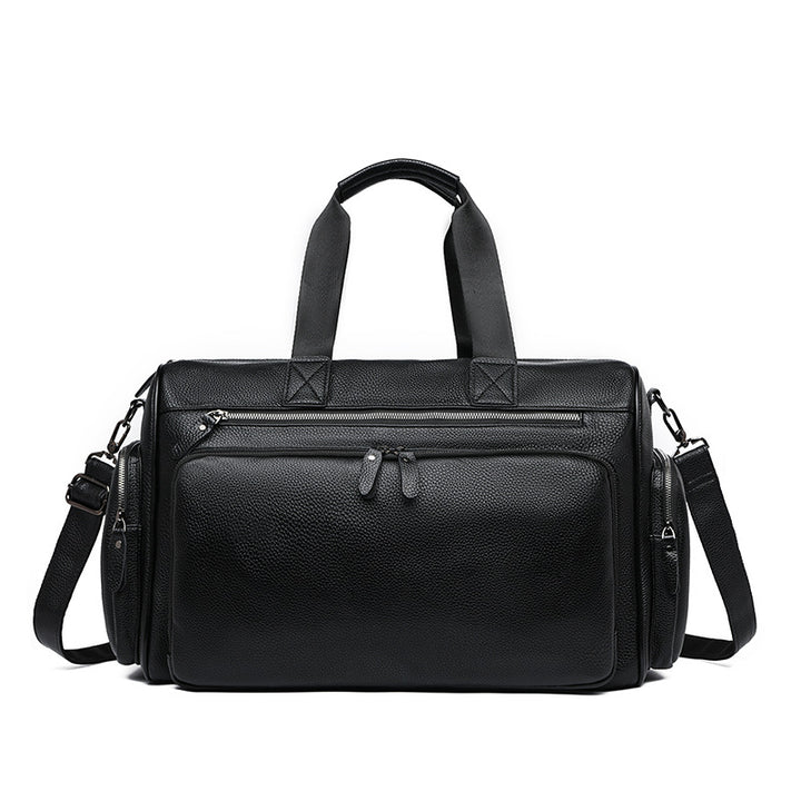 Premium Leder Wochenende Duffle Tasche Karnz