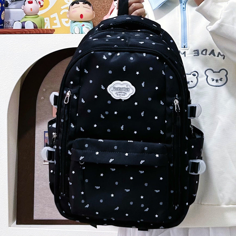 Lässiger Sternen-Print-Rucksack Karnz