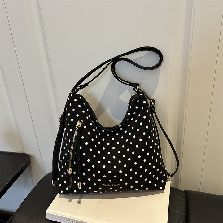 Polka Dot Fashion Schultertasche