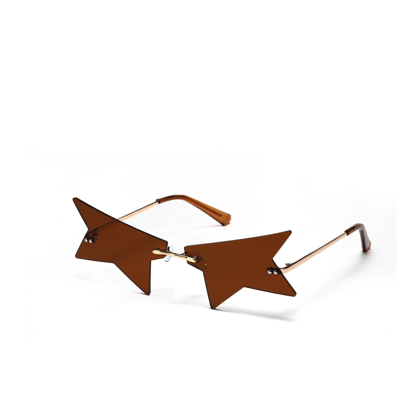 Damen Sonnenbrille im außergewöhnlichen Sternen-Design Karnz