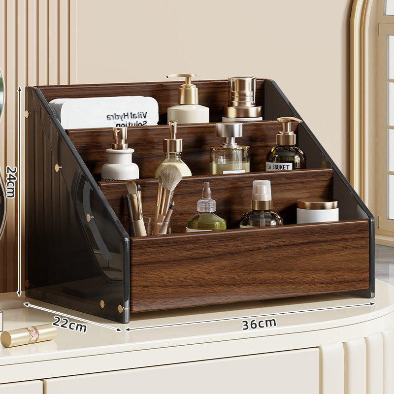 Schräg gestufter Schminktisch Make-up Organizer