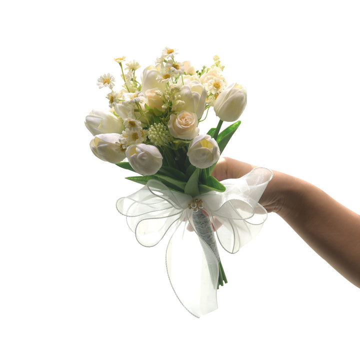 Elegante Künstliche Blumen Hochzeitsstrauß