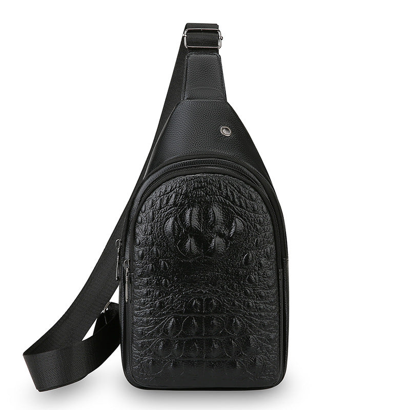 Stylische Krokodil-Textur Sling Bag