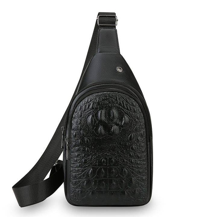 Stylische Krokodil-Textur Sling Bag