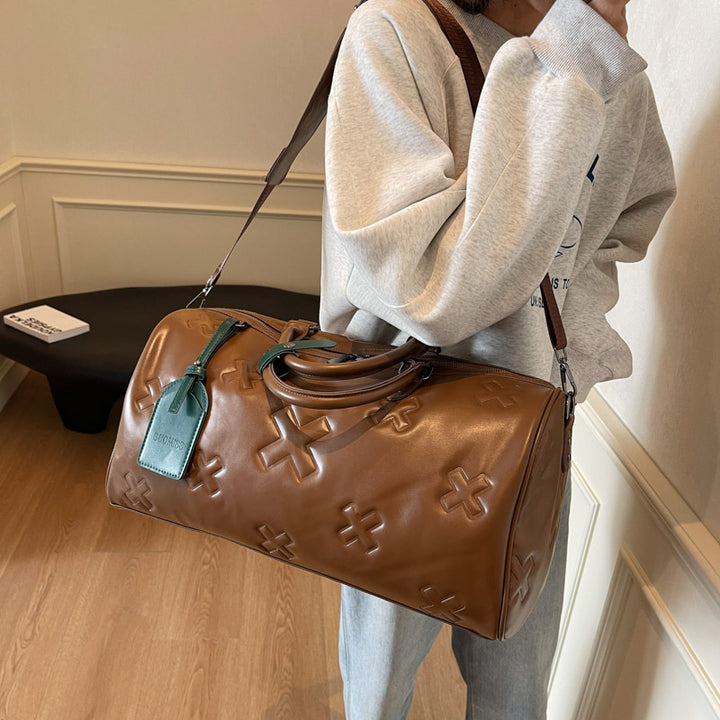 Premium Leder Wochenend Duffle Bag Karnz