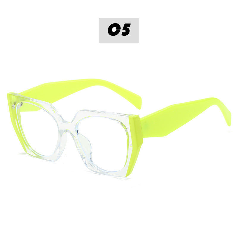 Damen Modische Oversized Brille Karnz