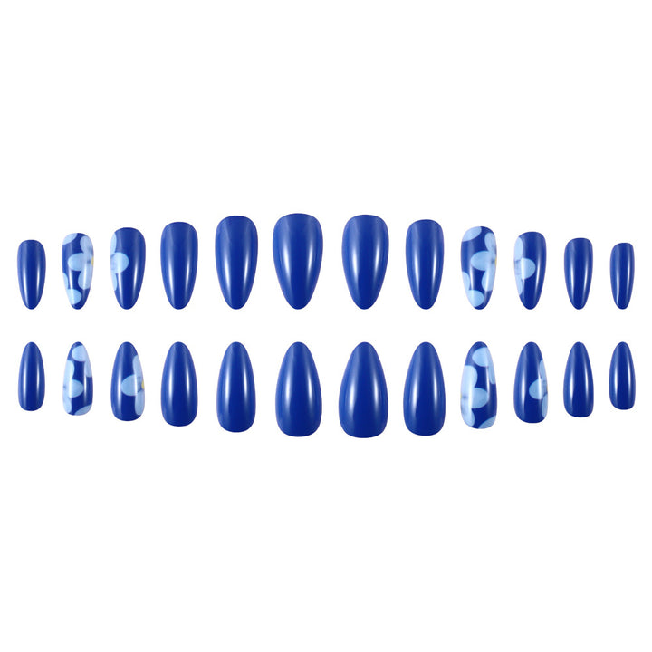 Künstlerisches Floral Nagelset Karnz
