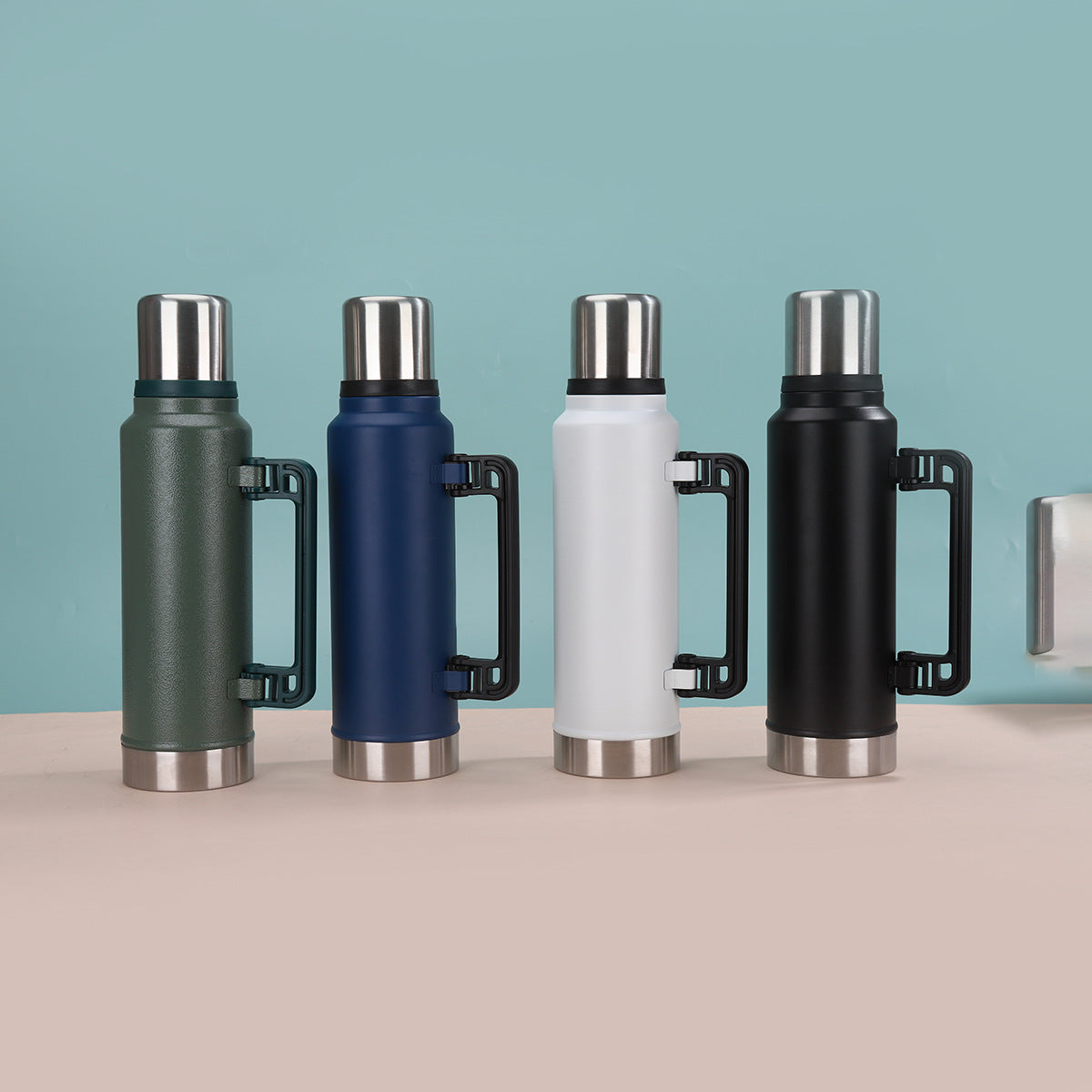 Unisex Isolier-Trinkflasche mit Handgriff Karnz