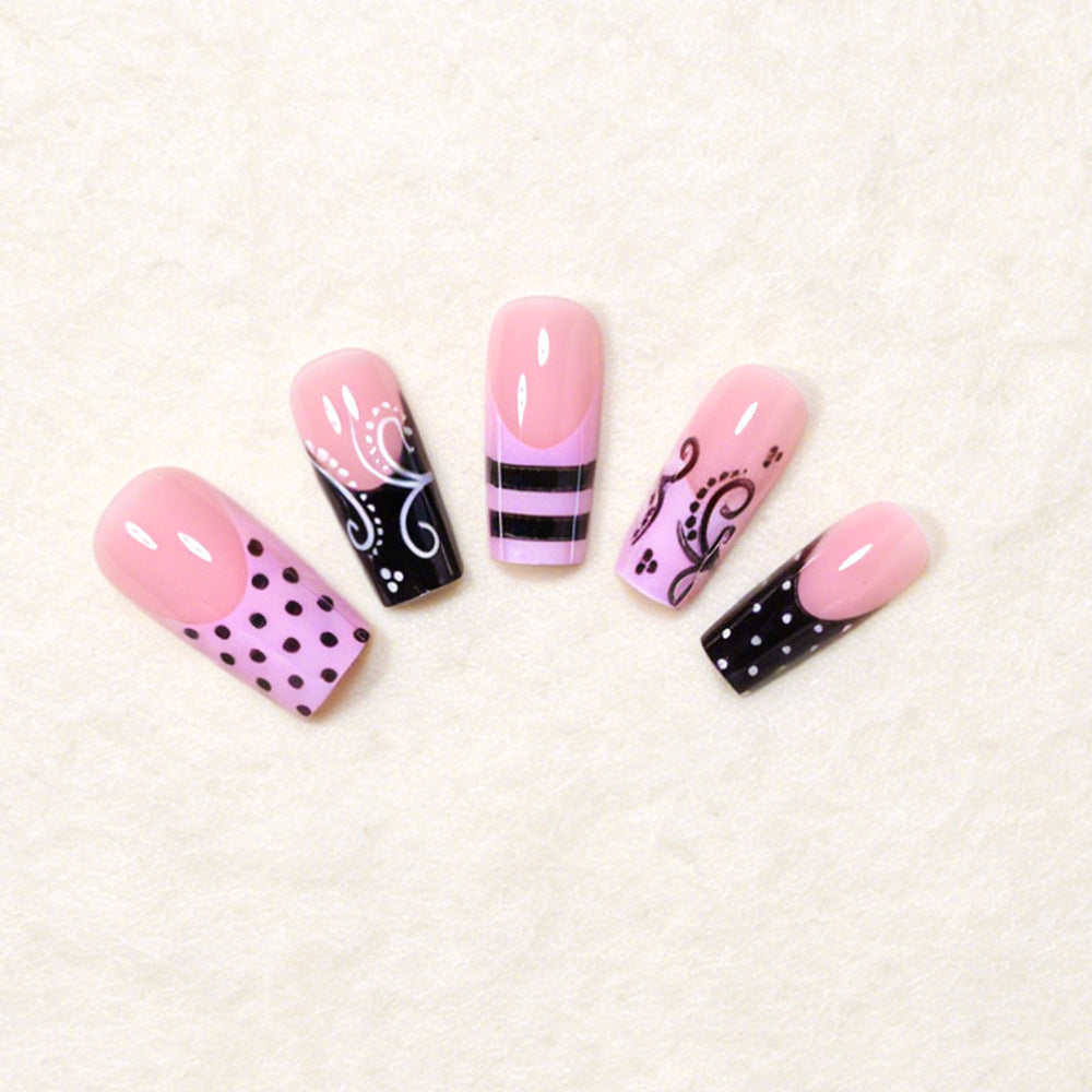 Künstlerisches Quadrat-Nageldesign-Set Karnz
