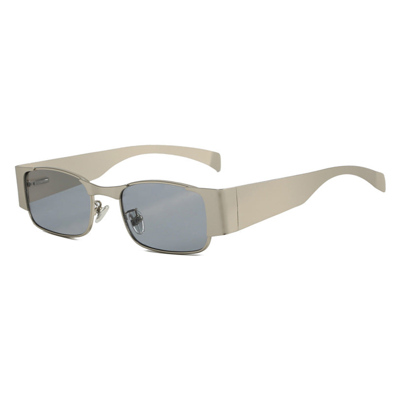Damen modische rechteckige Sonnenbrille mit eleganten Gläsern Karnz