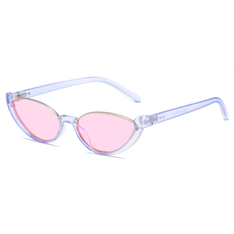 Damen Cat-Eye Sonnenbrille mit dezentem Rahmen und polarisierten Gläsern Karnz