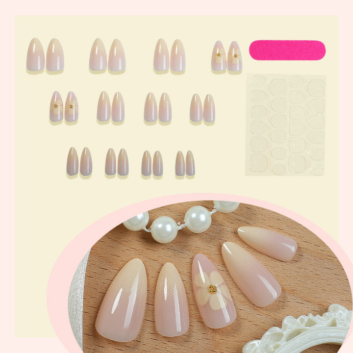 Floral Press-On Nagel Kit Karnz