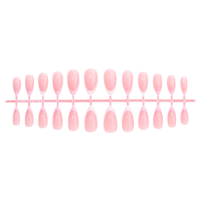 Premium Press-On Nail Set mit elegantem French Tip Design Karnz