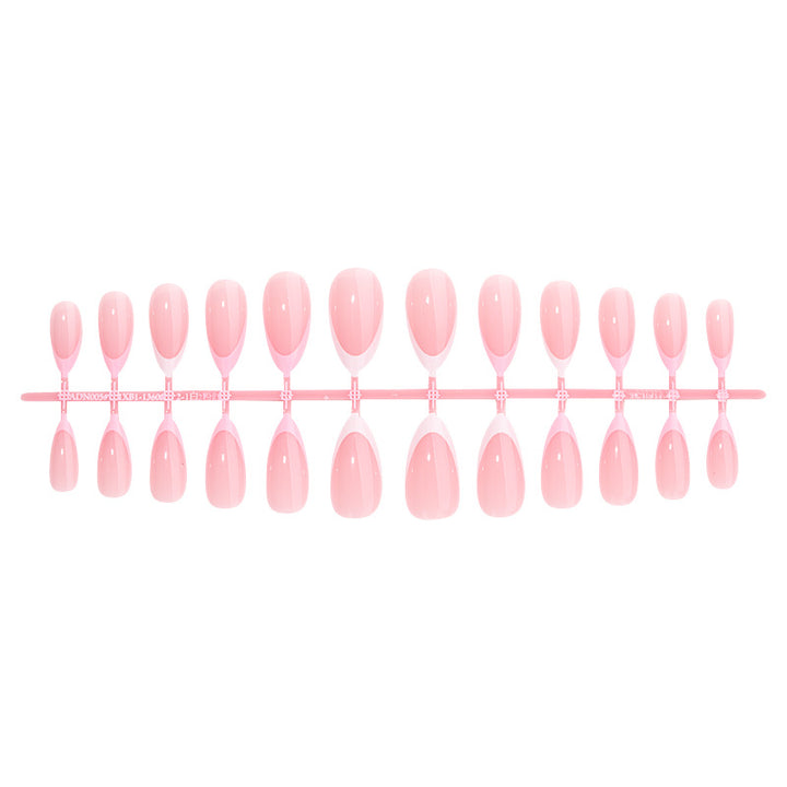 Premium Press-On Nail Set mit elegantem French Tip Design Karnz