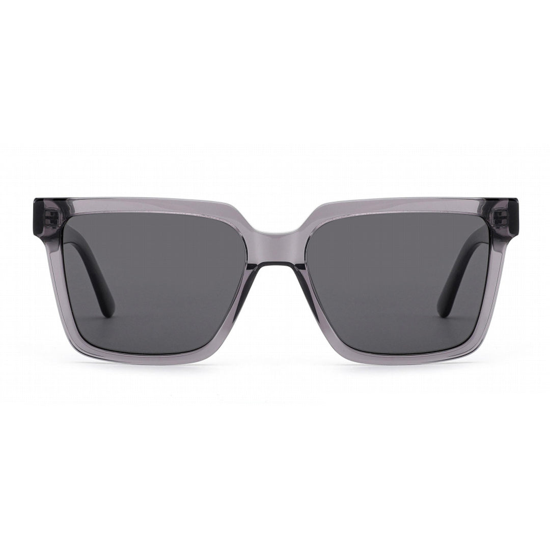 Damen quadratische Sonnenbrille mit modernem Kunststoffrahmen und UV-Schutz Karnz