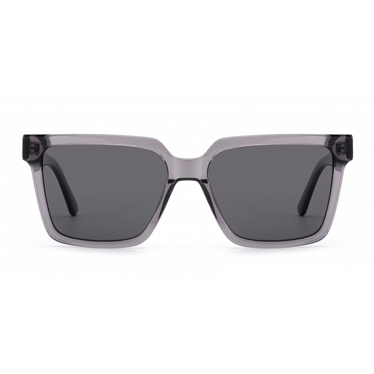 Damen quadratische Sonnenbrille mit modernem Kunststoffrahmen und UV-Schutz Karnz