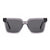 Damen quadratische Sonnenbrille mit modernem Kunststoffrahmen und UV-Schutz Karnz