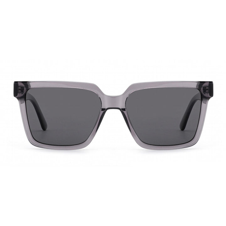 Damen quadratische Sonnenbrille mit modernem Kunststoffrahmen und UV-Schutz Karnz