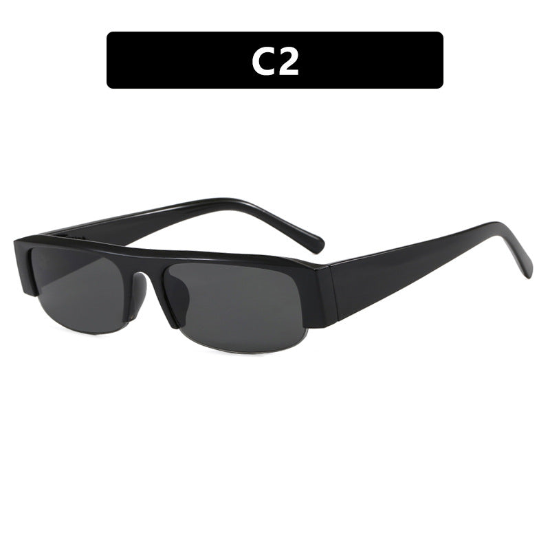 Damen trendige Sonnenbrille mit dickem Rahmen und schützenden Gläsern Karnz