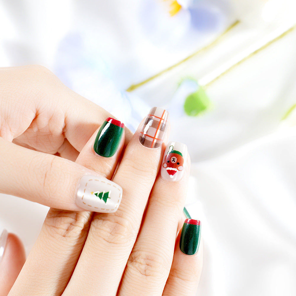 Festliches Themen-Press-On-Nagelset Karnz