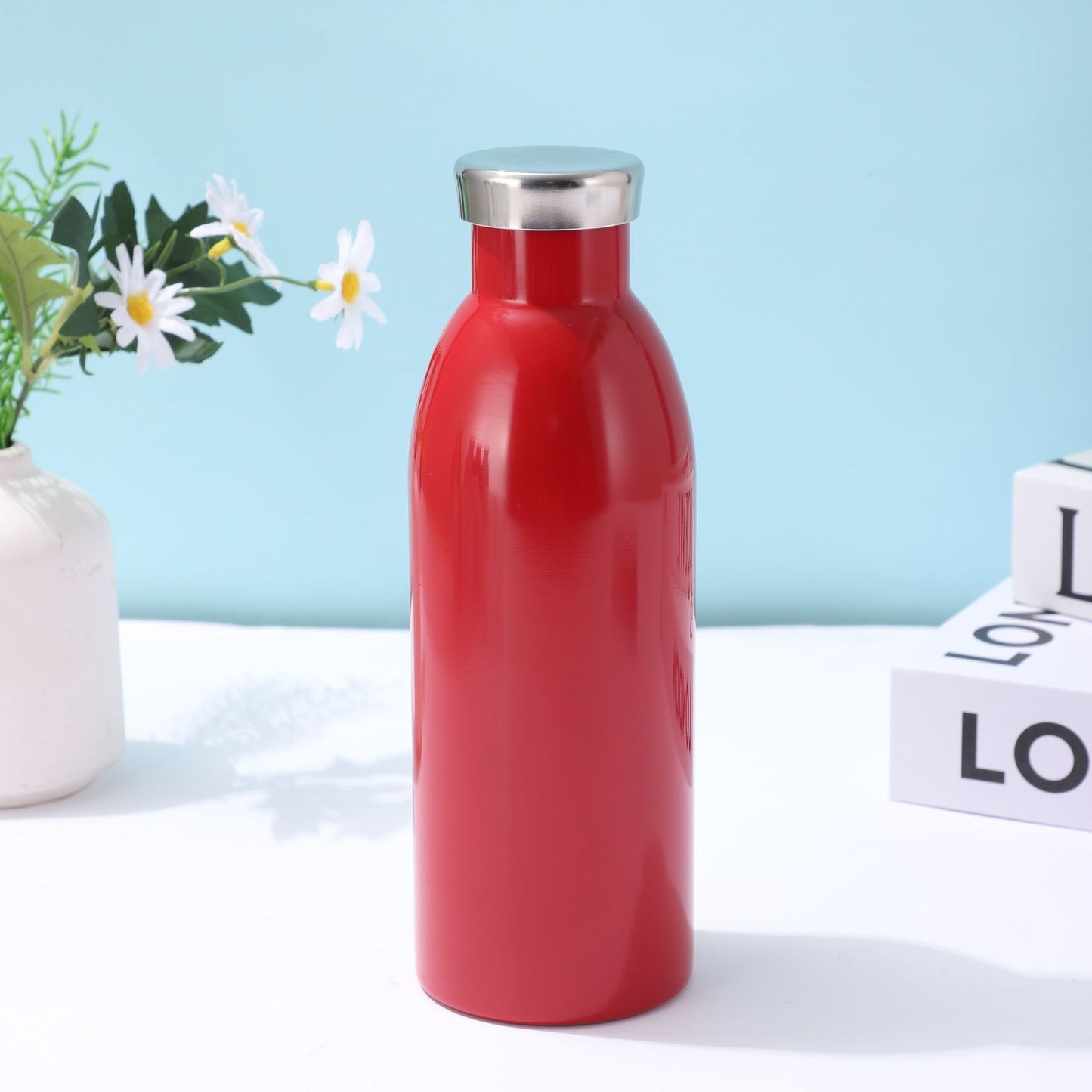 Damen Isolierte Edelstahl Trinkflasche Karnz