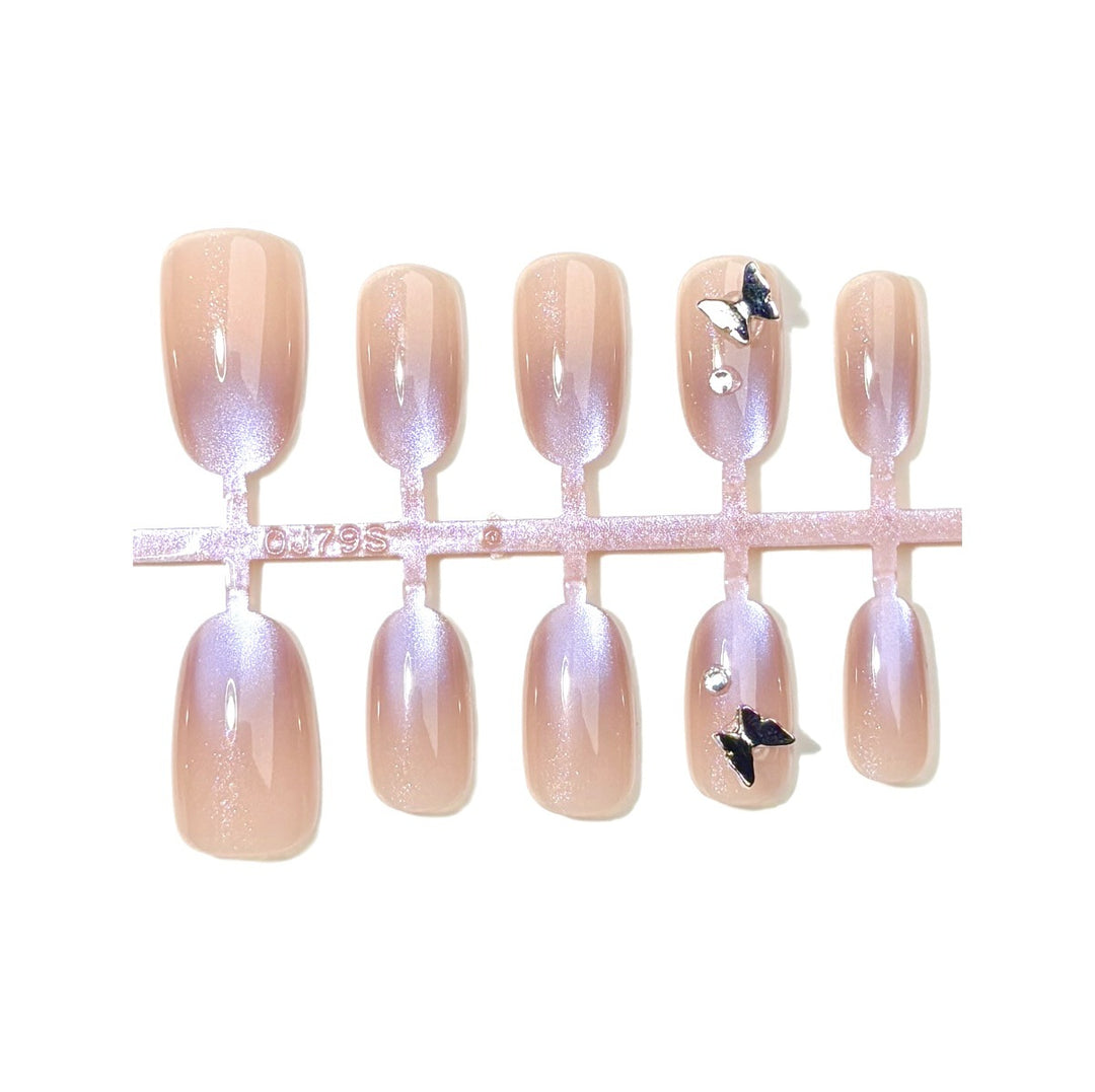 Glamouröse elegante Press-On-Nagel-Set