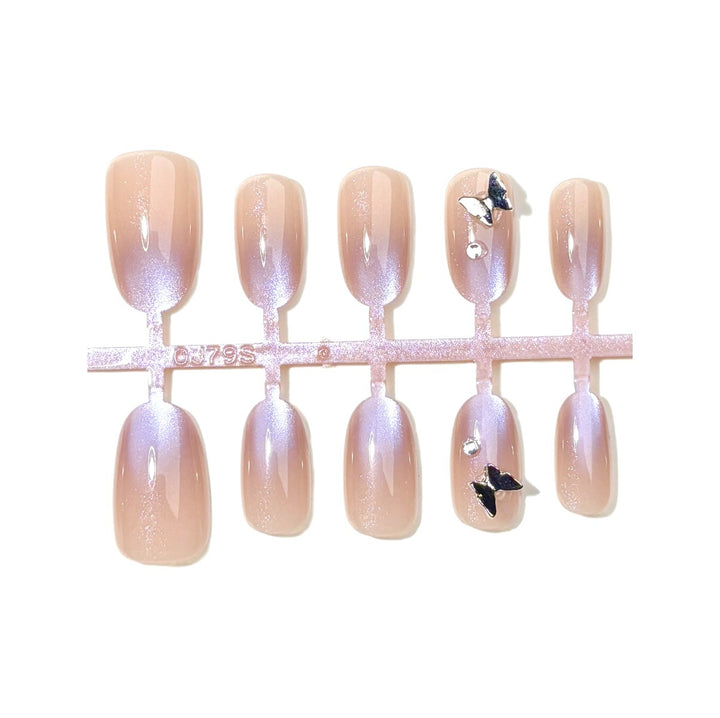 Glamouröse elegante Press-On-Nagel-Set