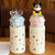 Damen lustige Trinkflasche mit sicherem Verschlusssystem Karnz
