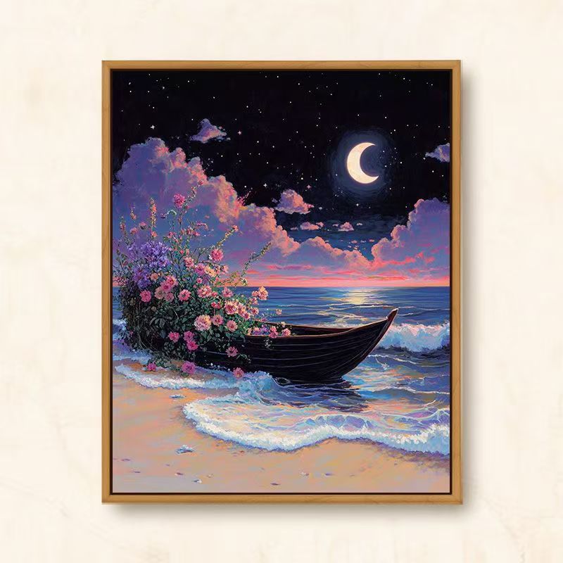 Verzaubernde Küstenfantasie Wandkunst Karnz