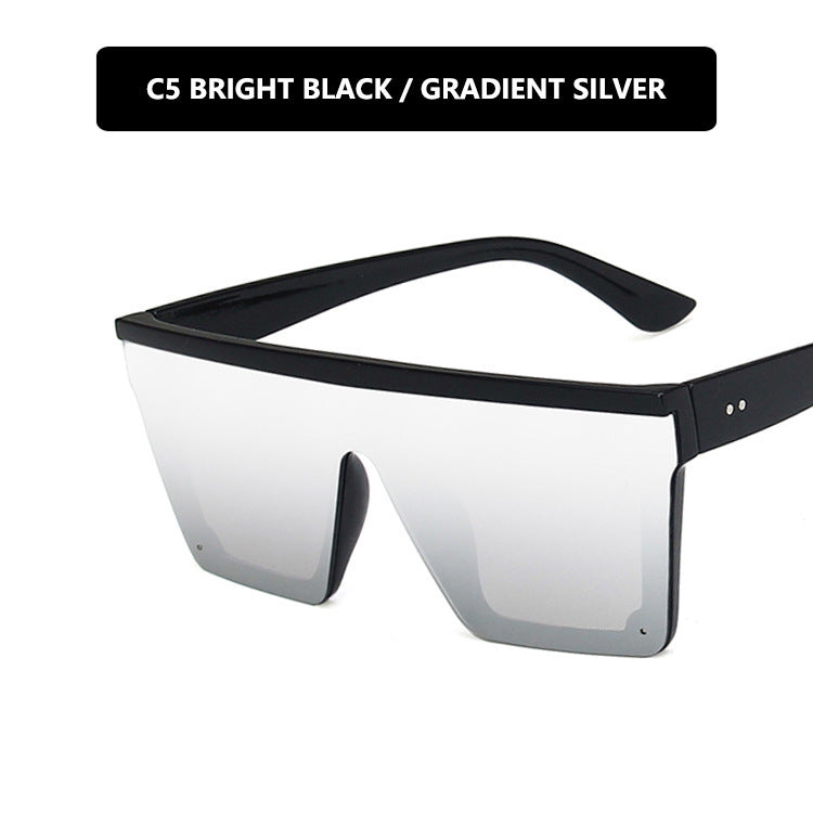 Damen futuristische Sonnenbrille im schützenden Oversized-Format Karnz