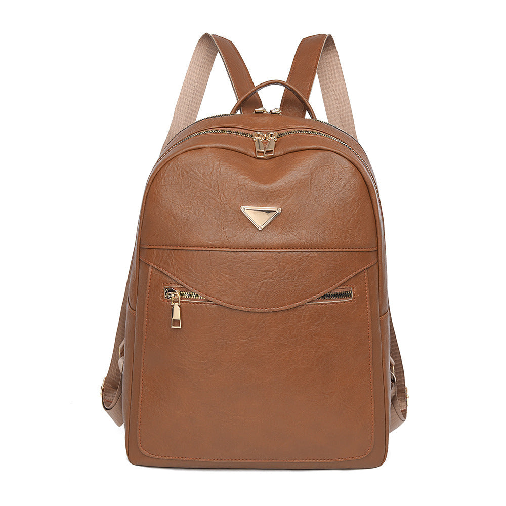 Elegante Faux Leder Rucksack Karnz