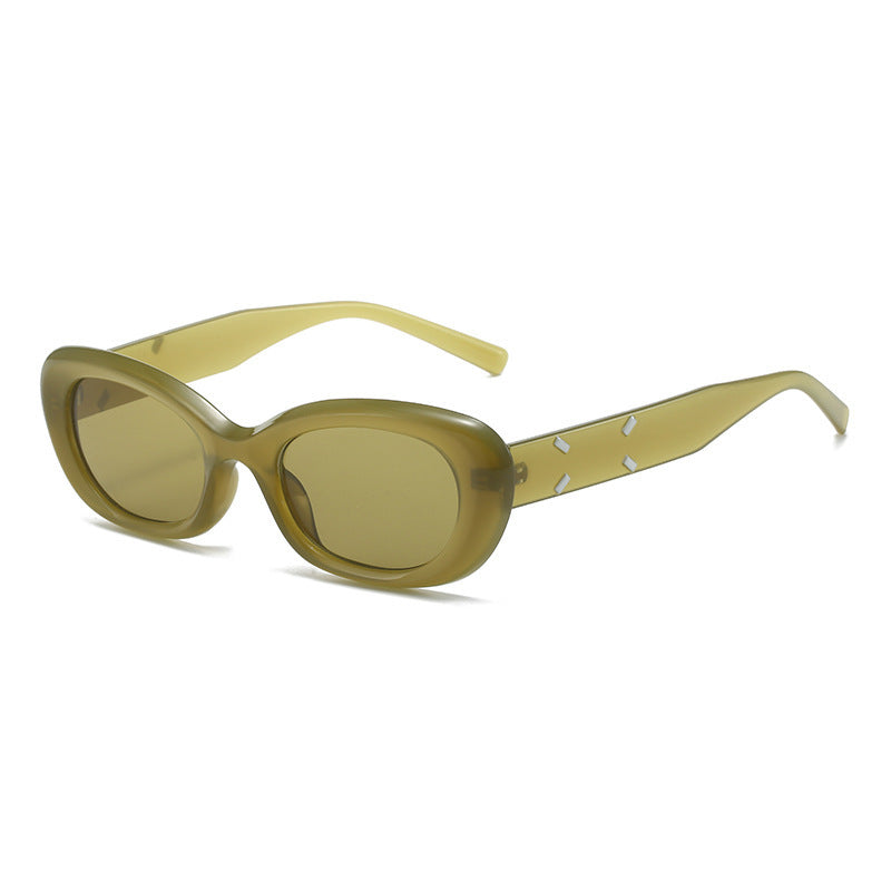 Modebewusste Übergroße Rechteckige Sonnenbrille Karnz
