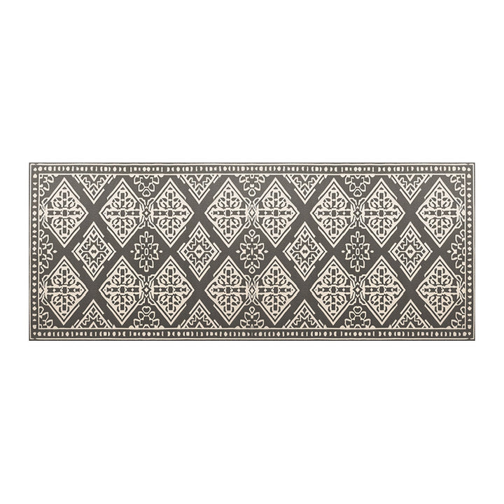 Vintage-inspirierter geometrischer Teppich Karnz