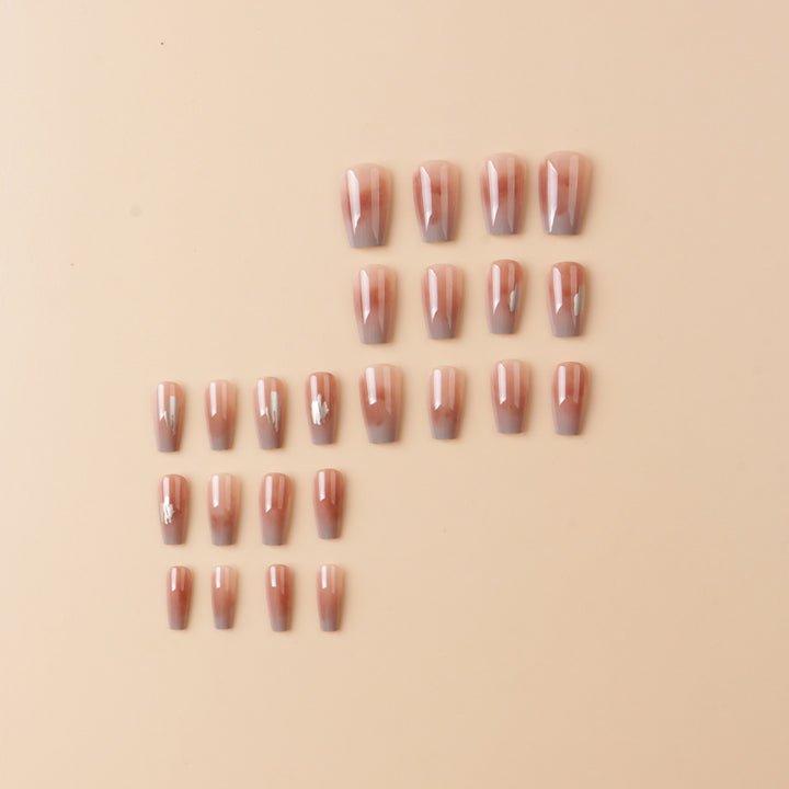 Elegante glanzende Press-On Nagelspitzen Karnz