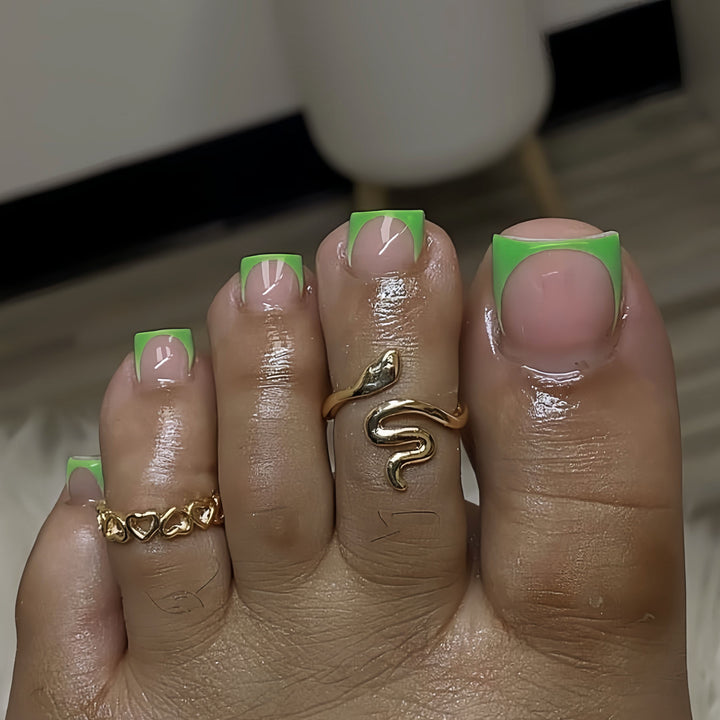 Premium French Tip Pediküre Karnz