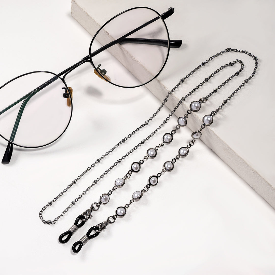 Elegante perlenverzierte Brillenleine Karnz
