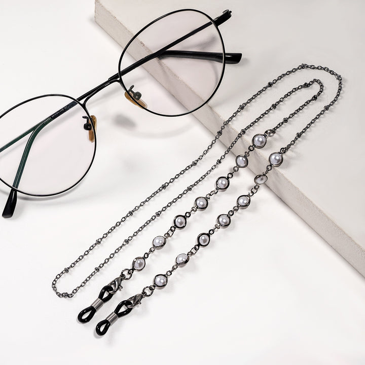 Elegante perlenverzierte Brillenleine Karnz