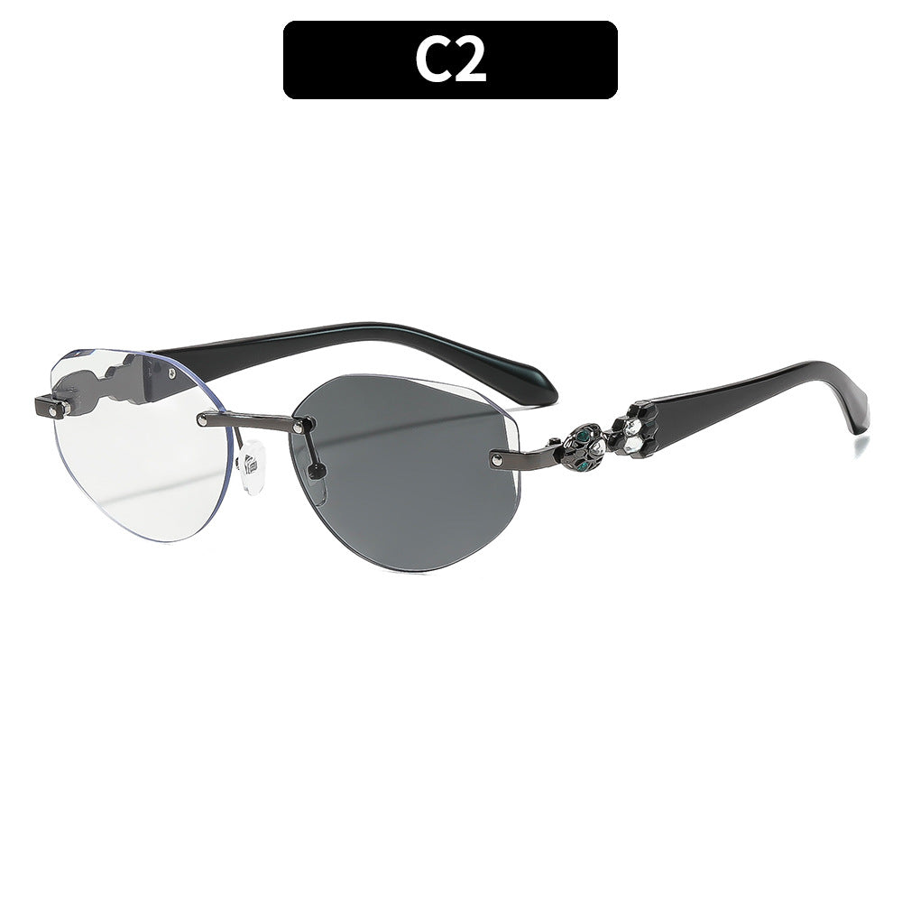 Avant-Garde Halbmond Sonnenbrille