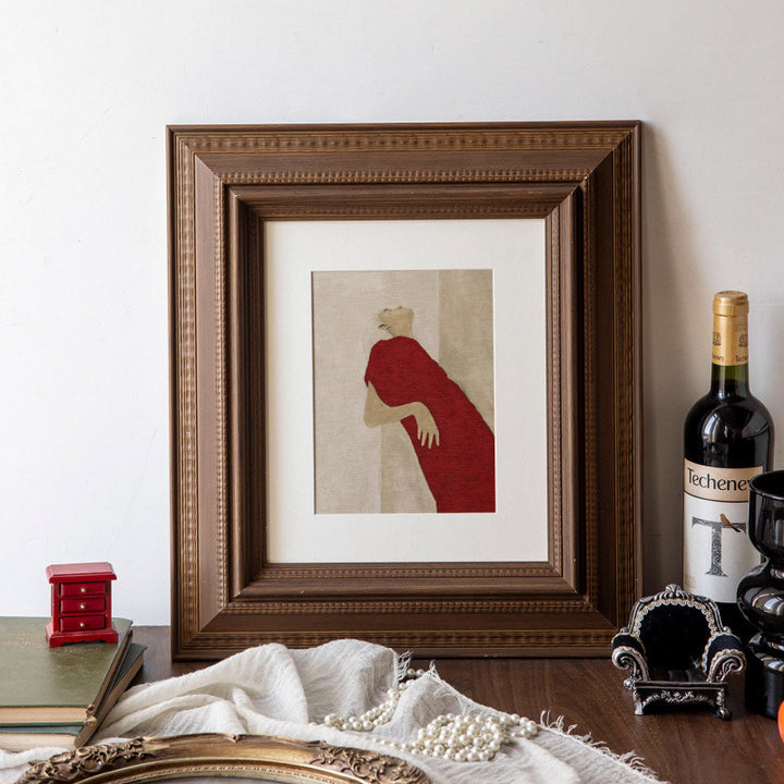 Eleganter gerahmter Kunstdruck