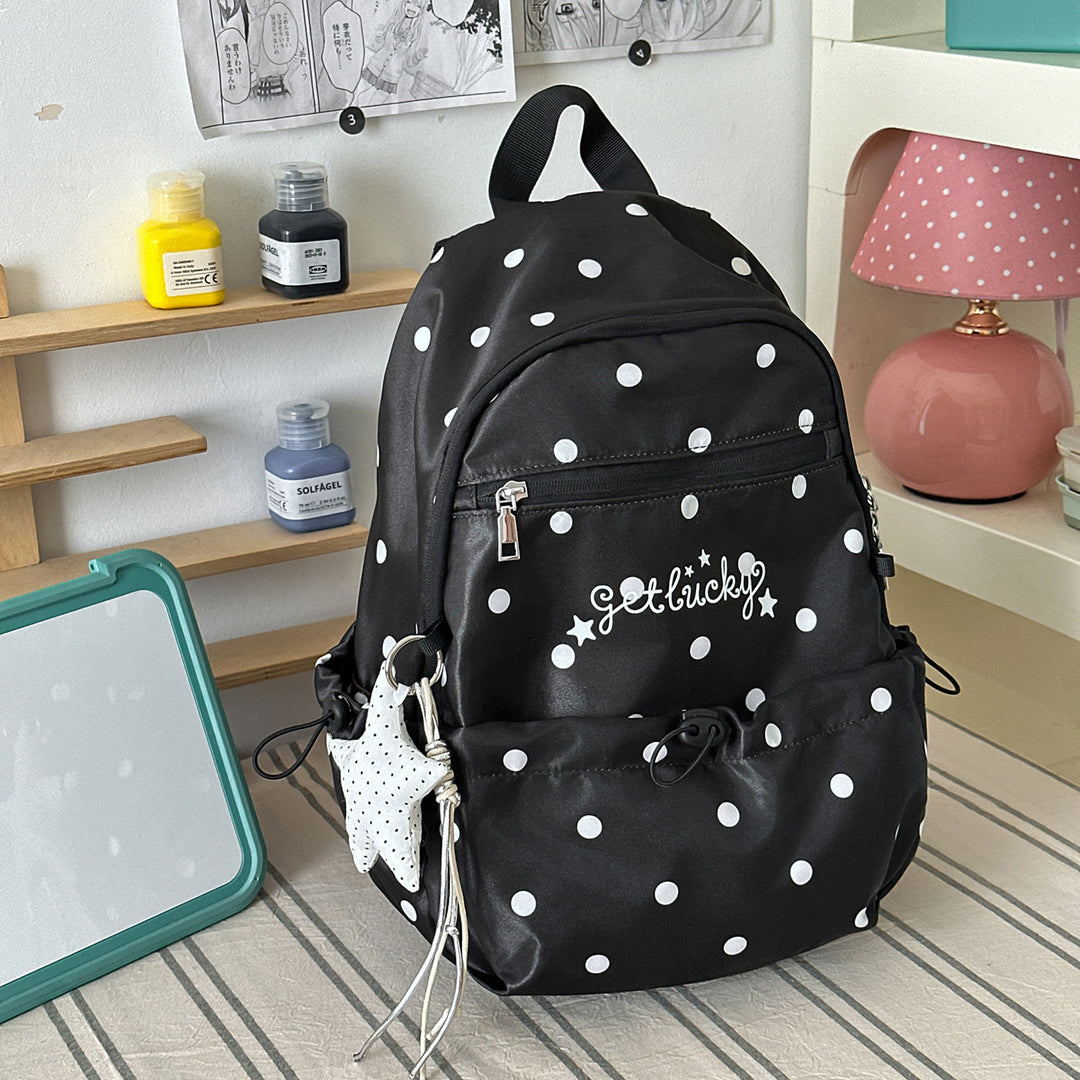 Leichte Rucksack mit Punkten Muster Karnz