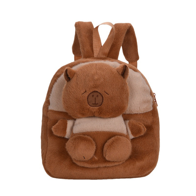 Plüsch Rucksack mit Tierischem Kuschelmotiv Karnz