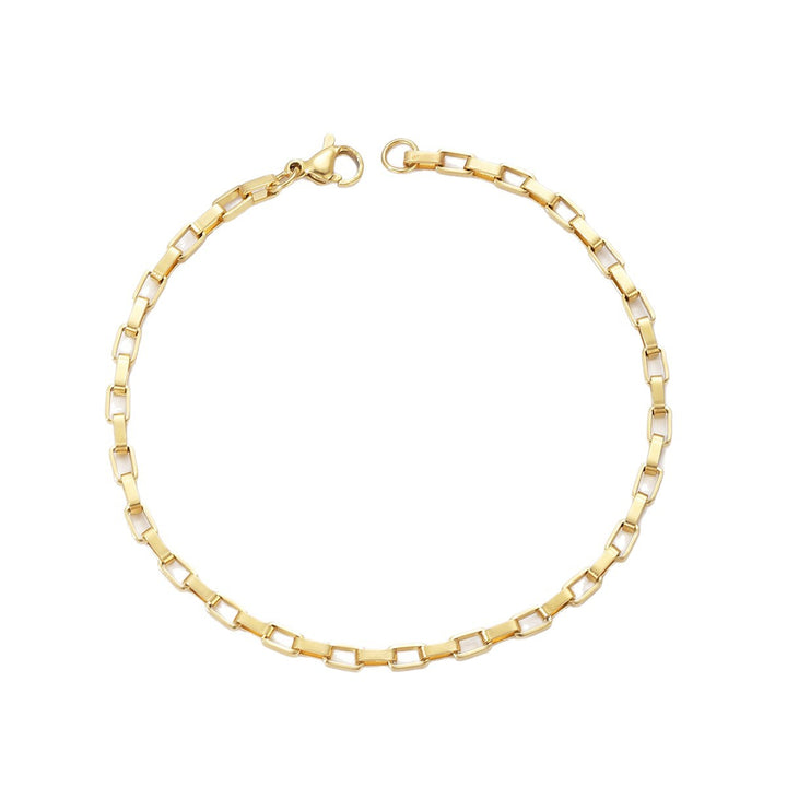 Chunky Rechteckige Gliederkette Karnz