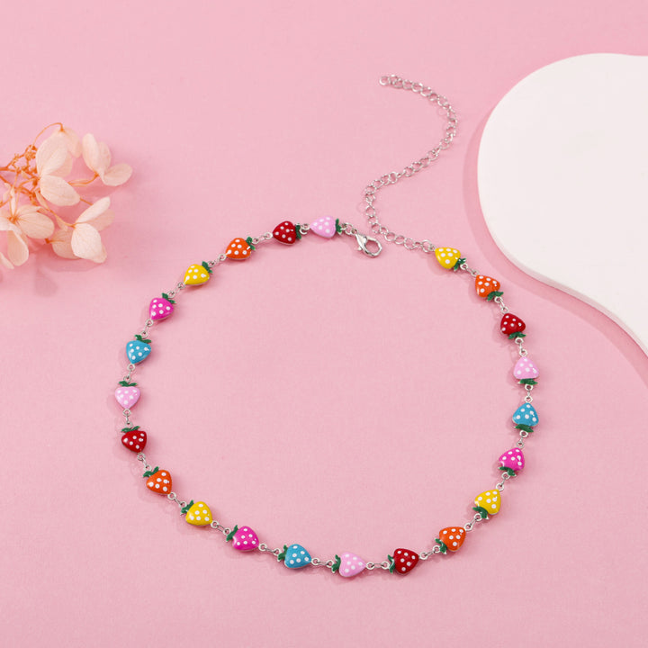 Verspielt Erdbeer Charm Armband Karnz