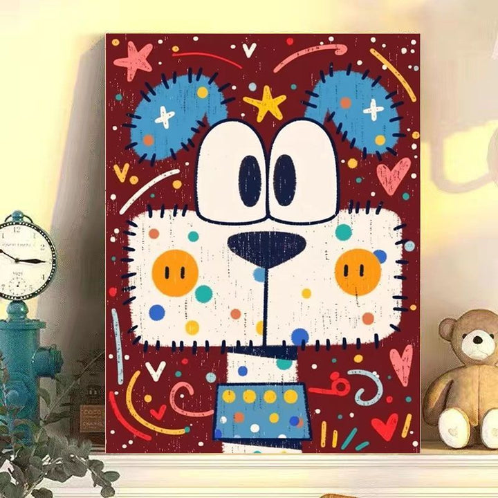 Verspielt Katzen-Themen Leinwand Wandkunst Karnz