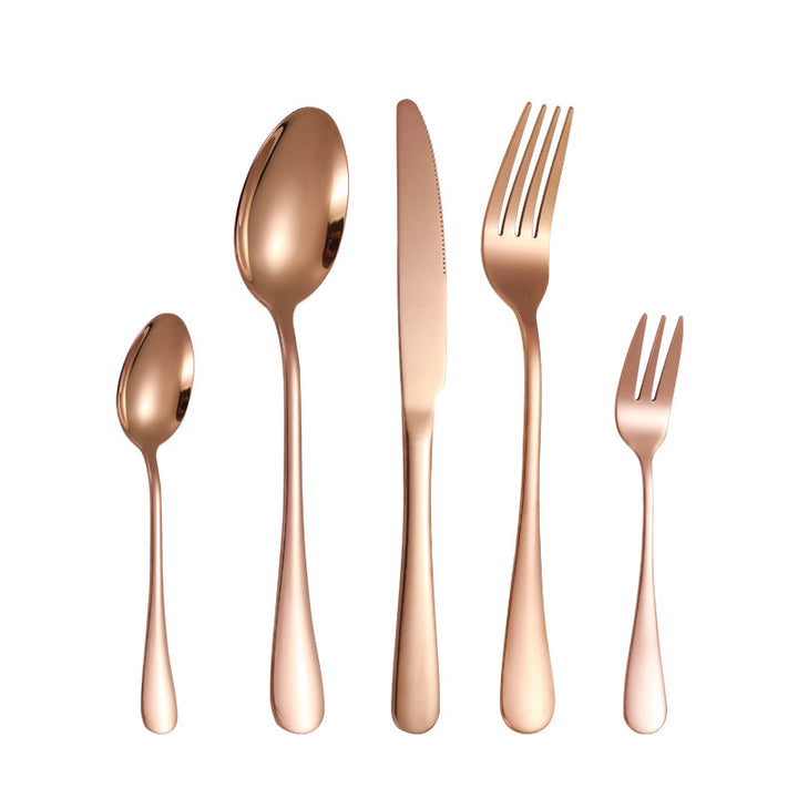 Elegantes Edelstahl-Besteckset mit Ergonomischem Griff Karnz