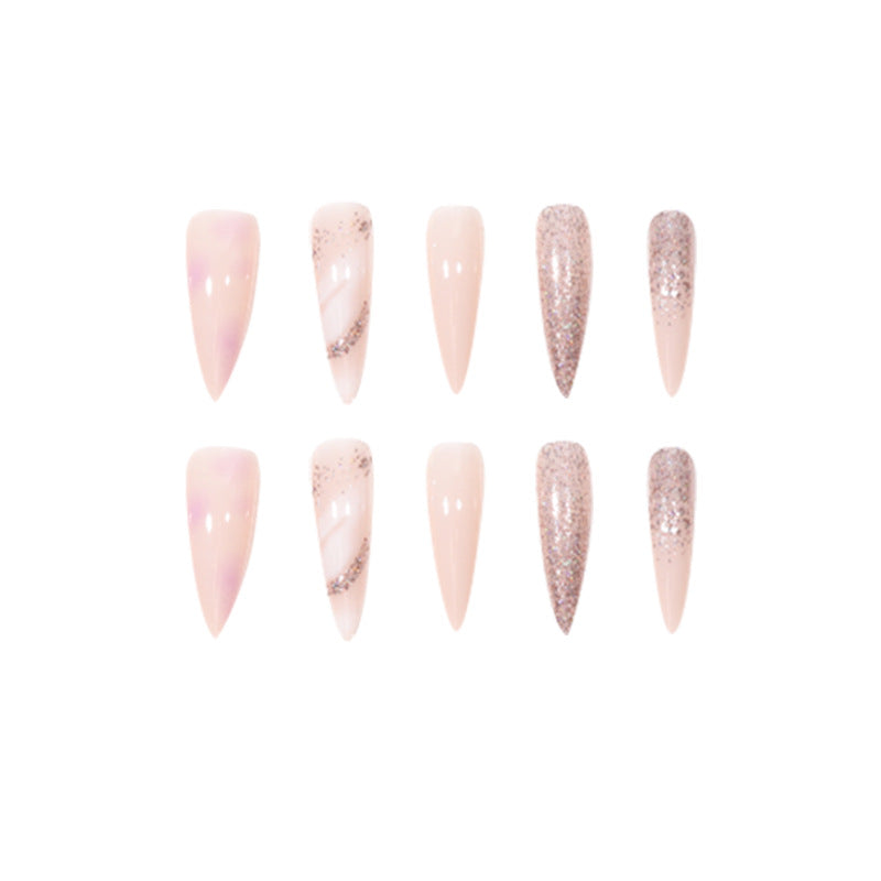 Glamouröses Stiletto-Nagelkunst-Set Karnz