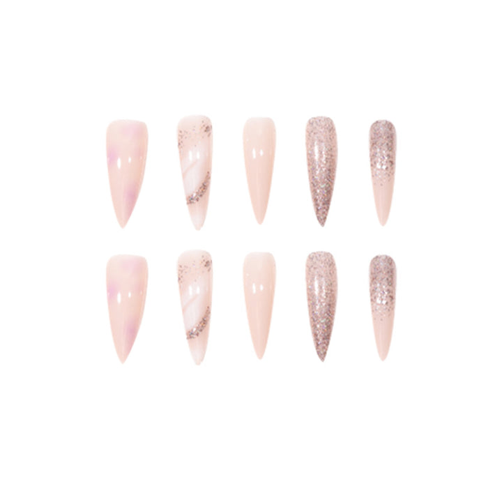 Glamouröses Stiletto-Nagelkunst-Set Karnz