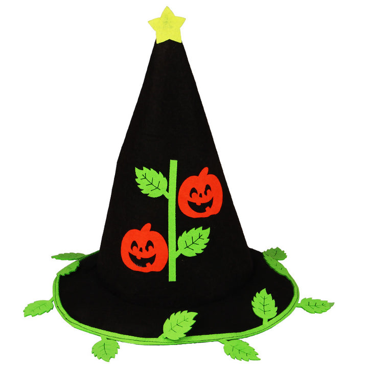 Halloween-Themen Hexenhut mit dekorativen Mustern