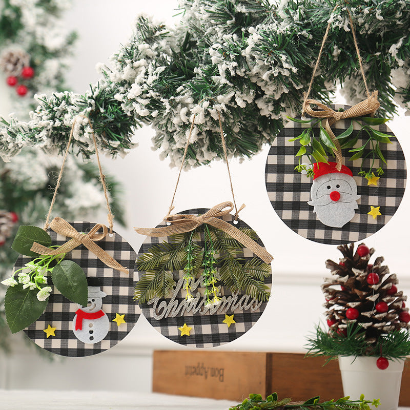 Dekorative Weihnachtsanhänger mit Schneemann-Motiv Karnz