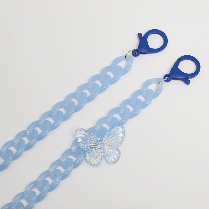 Dekorativer Schmetterlings-Brillen-Halsband Karnz